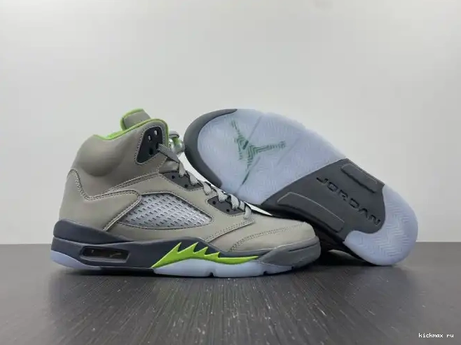 Cheap Kickmax DM9014-003 Bean (2022) Retro Jordan 5 Green 0417
